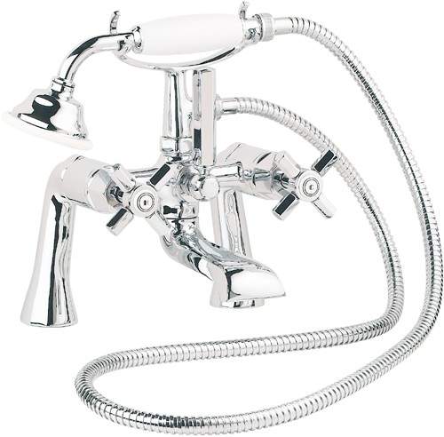 Deva Artesian Bath Shower Mixer Tap With Shower Kit (Chrome).