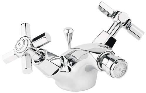 Deva Artesian Mono Bidet Mixer Tap With Pop Up Waste (Chrome).