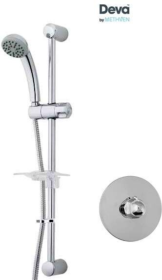 Deva Azure Concealed Thermostatic Shower Valve With Single Mode Kit.