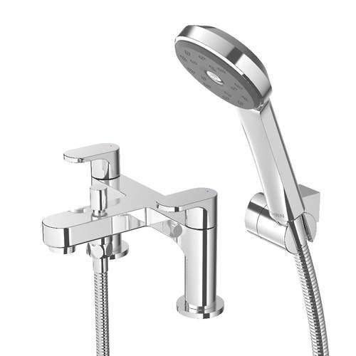 Methven Breeze Bath Shower Mixer Tap With Kit (Chrome).