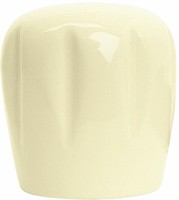 Deva Profile Ceramic Tap Handles For Deva Profile Taps (Soft Cream, Pair).