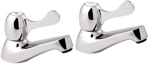 Deva Lever Action Lever Basin Taps (Pair).