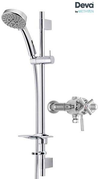 Deva Envy Exposed Thermostatic Shower Valve With Multi Mode Kit.