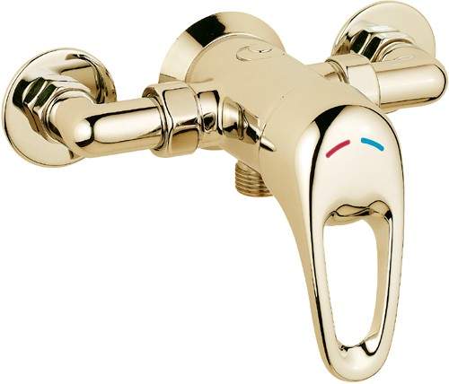 Deva Excel Manual Exposed Shower Valve (Gold).