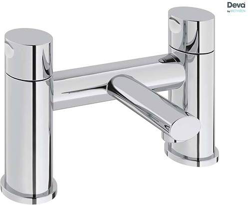 Deva Funky Bath Filler Tap (Chrome).