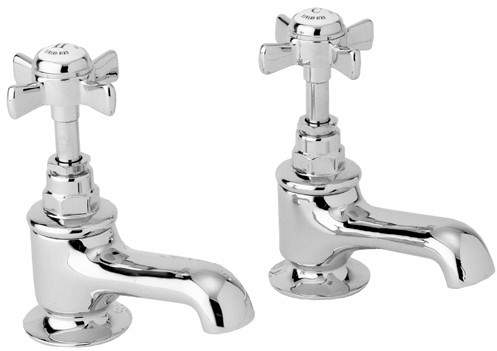 Deva Imperial Basin Taps (Pair, Chrome).