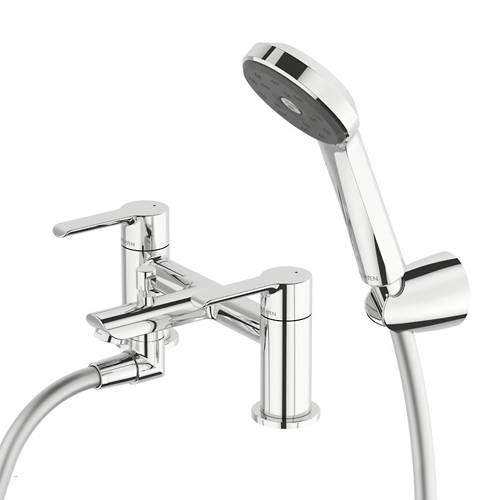 Methven Kea Bath Shower Mixer Tap With Kit (Chrome).