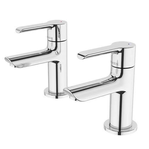 Methven Kea Pillar Basin Taps (Pair, Chrome).