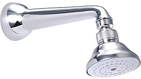 Deva Shower Heads Kit S3 Shower Head And Arm (Swivel Joint, Chrome).