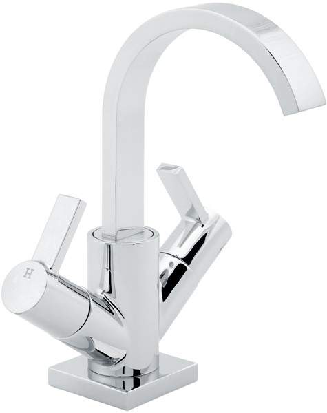 Deva Linx Mono Basin Mixer Tap With Swivel Spout & Pop Up Waste (Chrome).