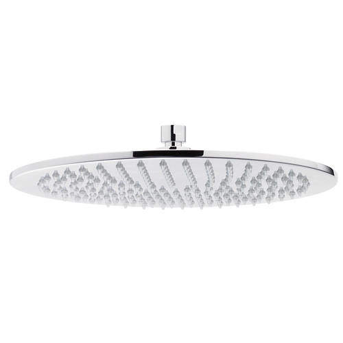 Methven Round Thin Brass Shower Head 300mm (Chrome).