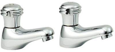 Deva Pelican Bath Taps (Pair, Chrome).