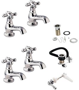 Deva Regency Bath Tap Pack 1 (Chrome).