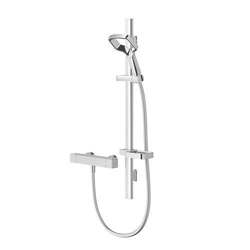 Methven Aurajet Rua Cool to Touch Bar Mixer Shower Kit (Chrome).