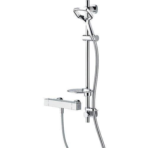 Methven Aurajet Rua Cool Touch Bar Shower With Easy Fit Shower Kit.