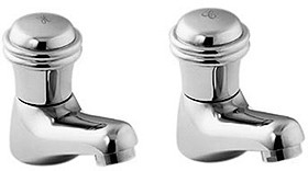 Deva Senate Basin Taps (Pair, Chrome).