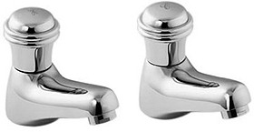 Deva Senate Bath Taps (Pair, Chrome).