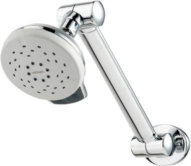 Deva Satinjet Awatea High Rise Adjustable Wall Mounted Shower Head.