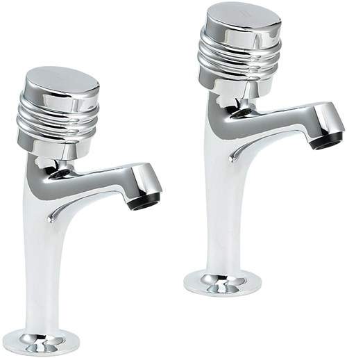 Deva Solerno High Neck Sink Taps (Pair).