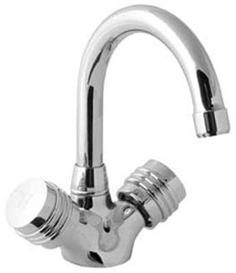 Deva Solerno Mono Basin Mixer Tap With Swivel Spout.