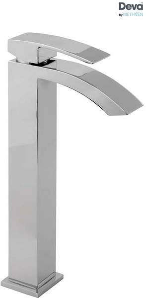 Deva Swoop Tall Mono Basin Mixer Tap (Chrome).