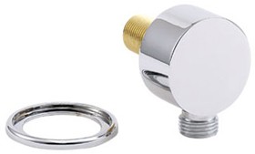 Deva Accessories Round Union Elbow For Concealed Shower (Chrome).