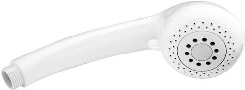 Deva Shower Heads 2 Mode Shower Handset (White).
