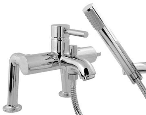 Deva Vision Bath Shower Mixer Tap With Shower Kit And Wall Bracket.