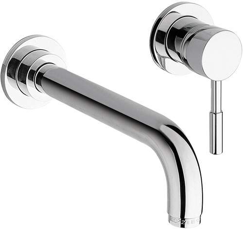 Deva Vision 2 Tap Hole Wall Mounted Basin Mixer Tap.