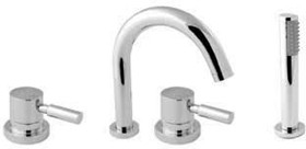 Deva Vision 4 Hole Bath Shower Mixer Tap.