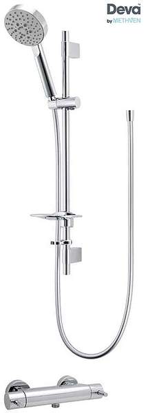 Deva Vision Thermostatic Bar Shower Valve With Multi Mode Kit (Chrome).