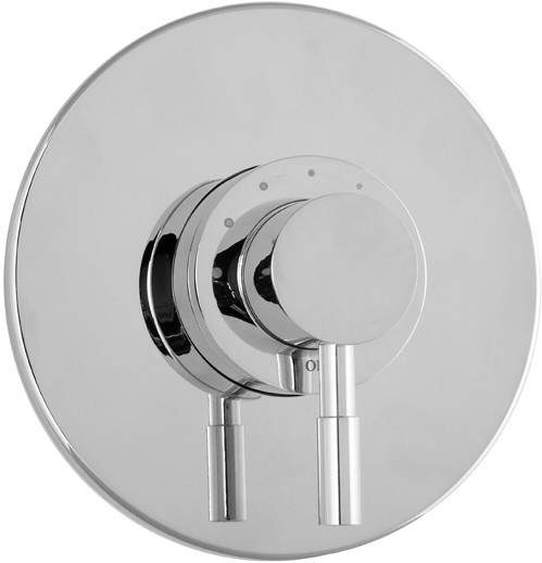 Deva Vision Modern Thermostatic Concealed Shower Valve (Chrome).