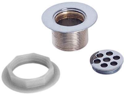 Deva Wastes 1 1/2" Shower Waste With 2 7/8" Flange (Chrome).