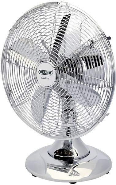 Draper Retro Desk Fan 12" (230V).