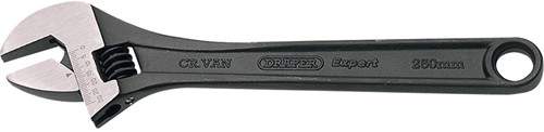 Draper Tools Black adjustable wrench 250mm. 33mm Capacity.