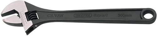 Draper Tools Black adjustable wrench 300mm. 38mm Capacity.