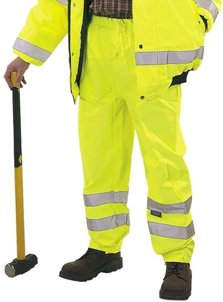 Draper Workwear Expert quality high visibility Over Trousers Size XL.