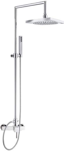 Vado Mix2 Mix ultra minimalistic complete shower set.