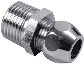 Vado Pex Chrome tap connector 1/2" x 3/8" (10mm compression nut).