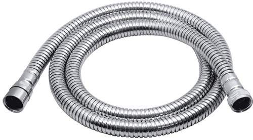 Vado Shower 1.5 Meter large bore chrome shower hose.