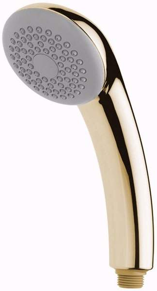 Vado Shower Gold G-Class single function low pressure shower handset.