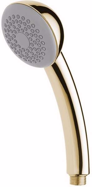 Vado Shower Gold I-Class single function low pressure shower handset.