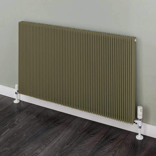 EcoHeat Hadlow Horizontal Aluminium Radiator 526x1360 (Grey B).