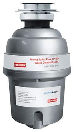 Franke TP-50 Continuous Feed Turbo Plus Waste Disposal Unit.
