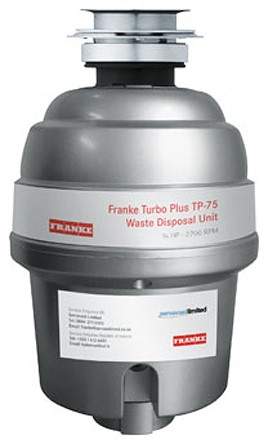 Franke TP-75 Continuous Feed Turbo Plus Waste Disposal Unit.