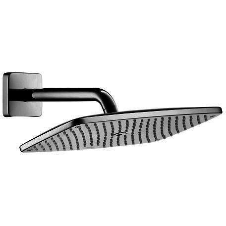 Hansgrohe Raindance E 360 1 Jet Shower Head & Arm (Polish Black Chrome).