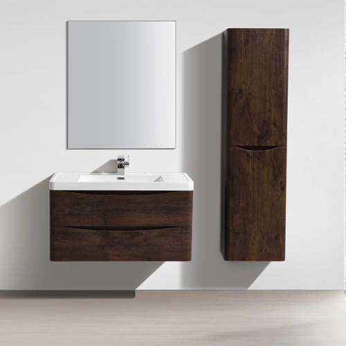 Italia Furniture Bali Bathroom Furniture Pack 01 (Chestnut).