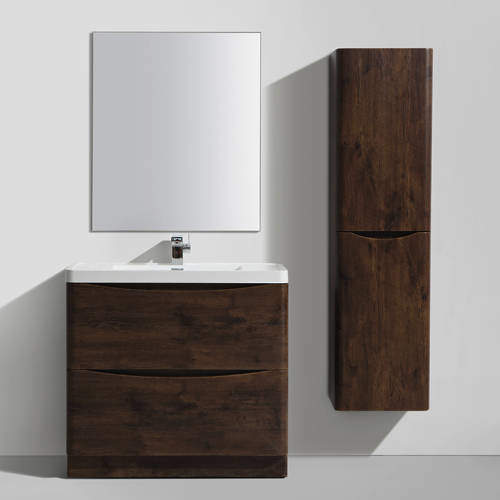 Italia Furniture Bali Bathroom Furniture Pack 02 (Chestnut).