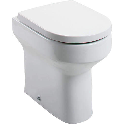 Oxford Montego Comfort Height Back To Wall Toilet Pan & Soft Close Seat.
