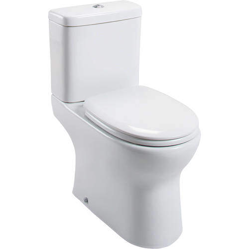 Oxford Unison Breeze Rimless Toilet Pan With Cistern & Soft Close Seat.